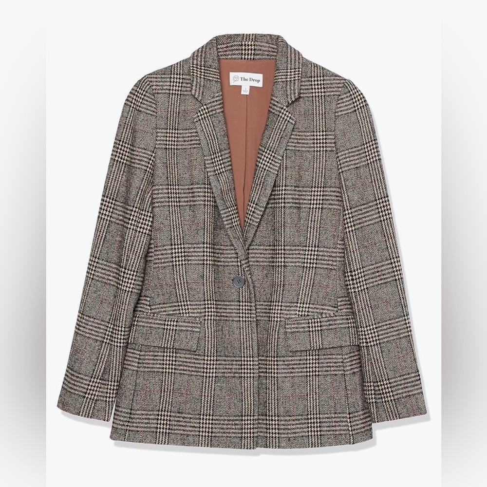 The Drop Women's Blazer - Plaid